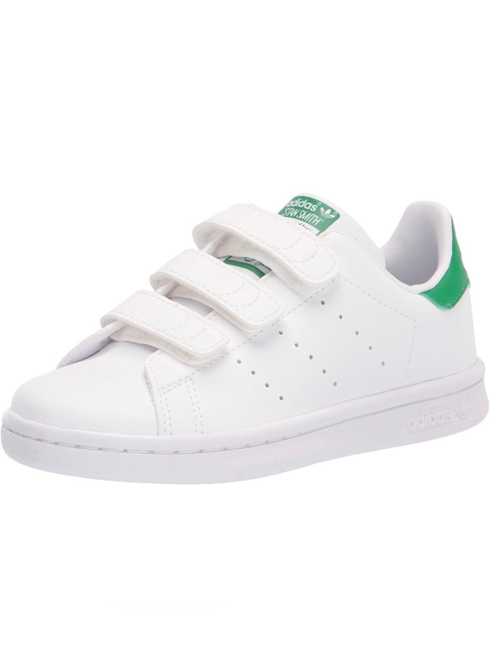 adidas Kids' Stan Smith Hook & Loop Sneakers
